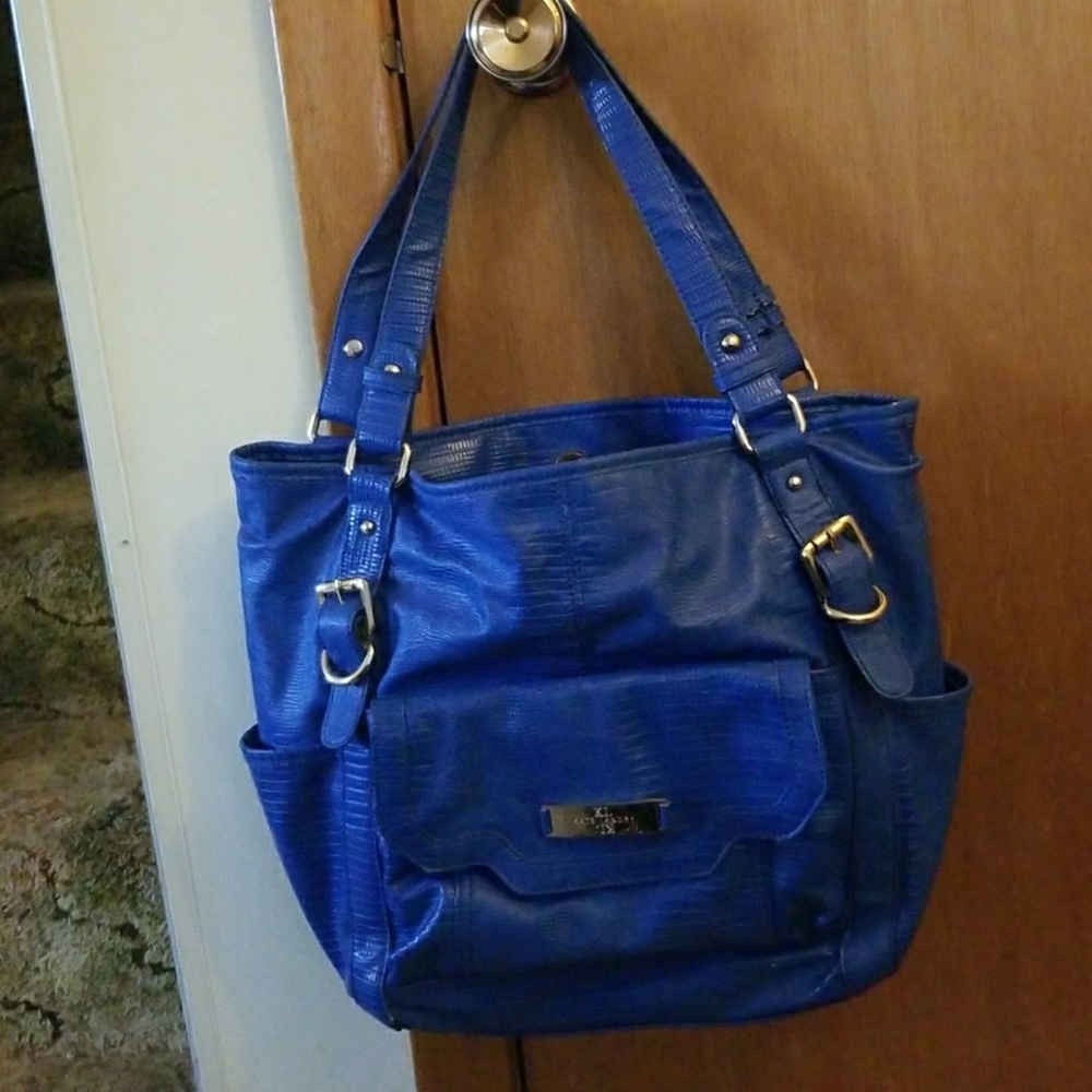 Blue purse